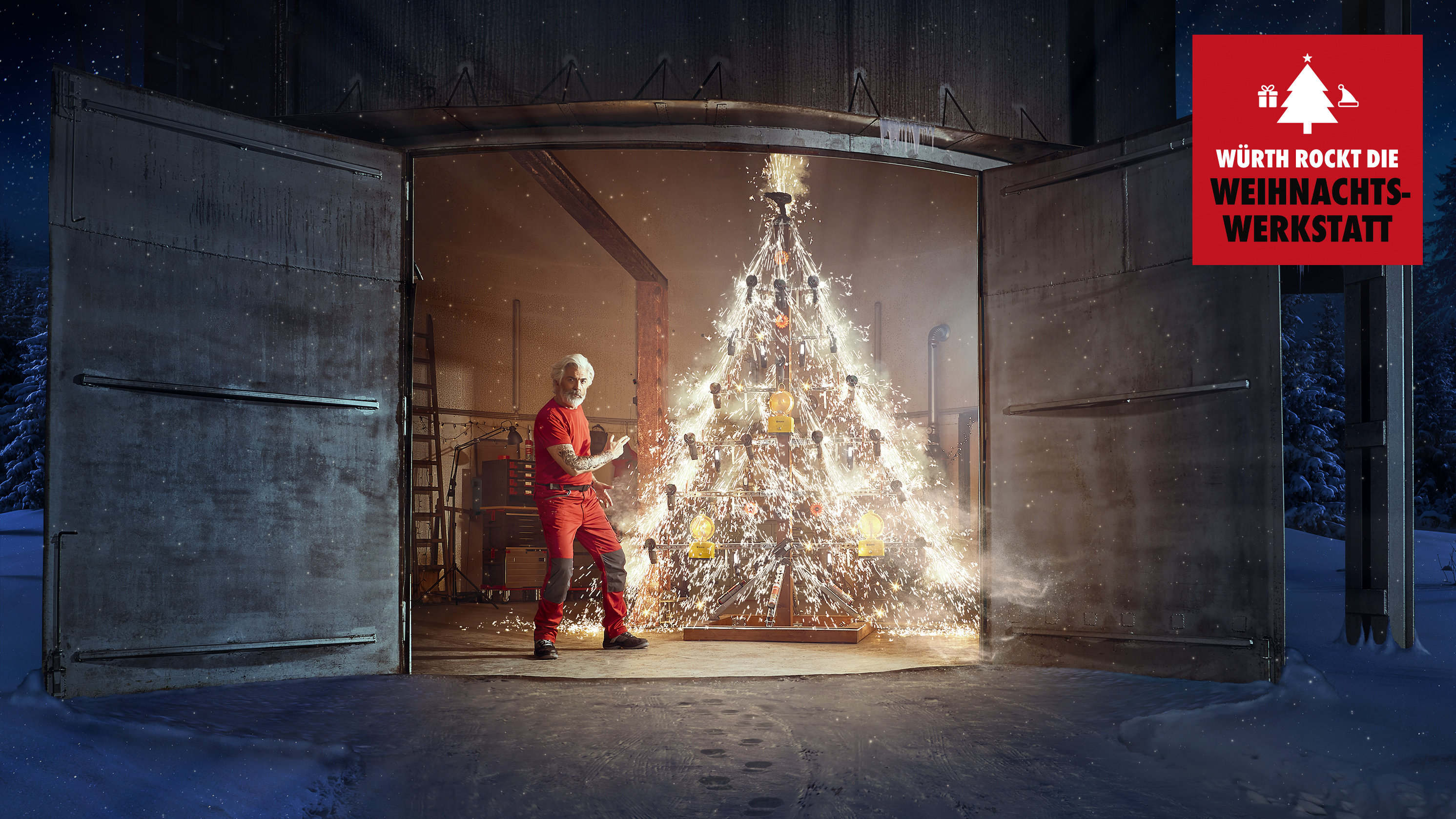 Würth Weihnachtswerkstatt 2019 Key Visual Würth Weihnachtswerkstatt 2019 Key Visual