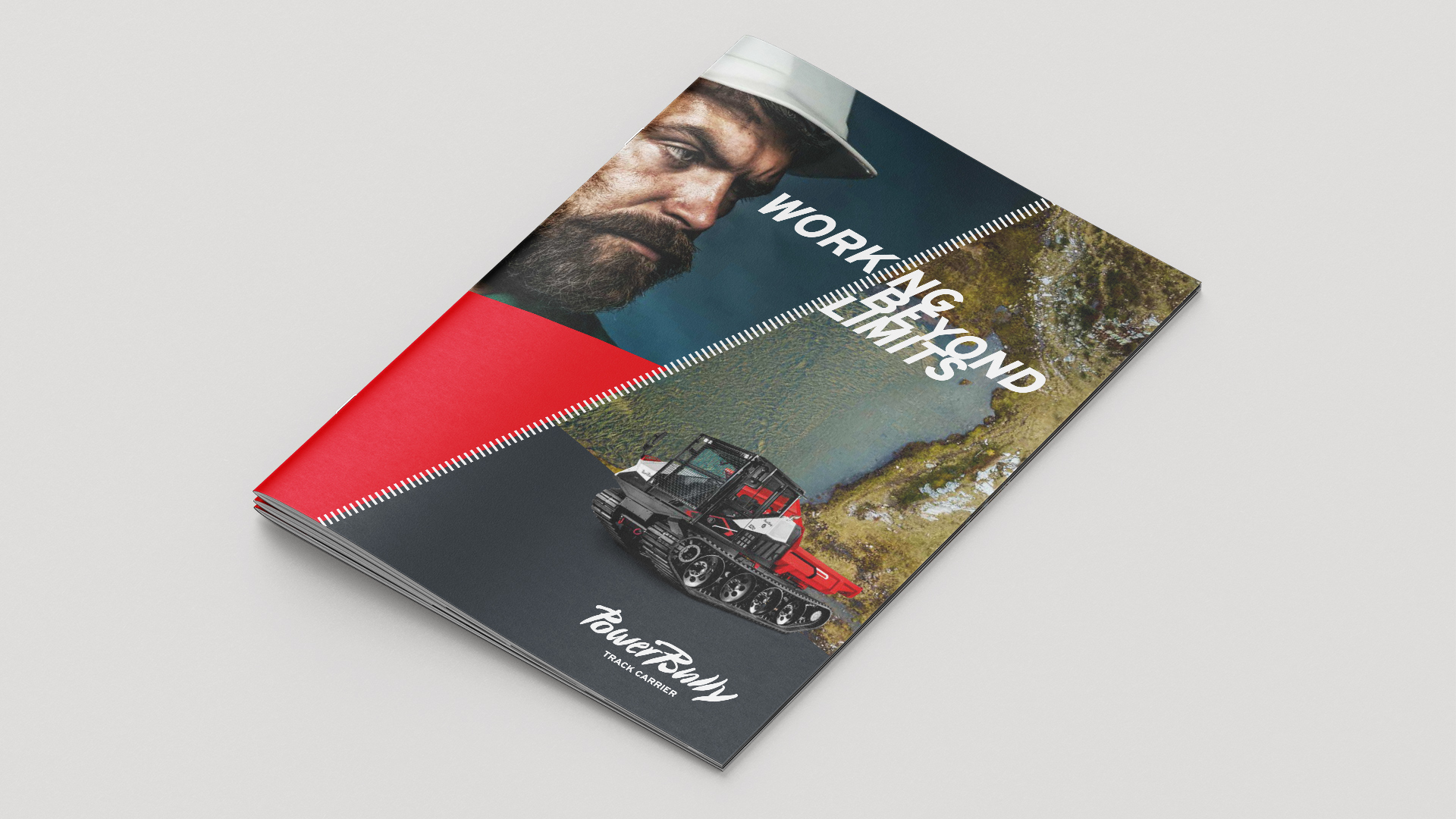 powerbully_prospekt_cover_01.jpg Es entstand ein Prospekt mit allen Informationen zum Powerbully. Das Keyvisual wird auf dem Titel eingesetzt.
