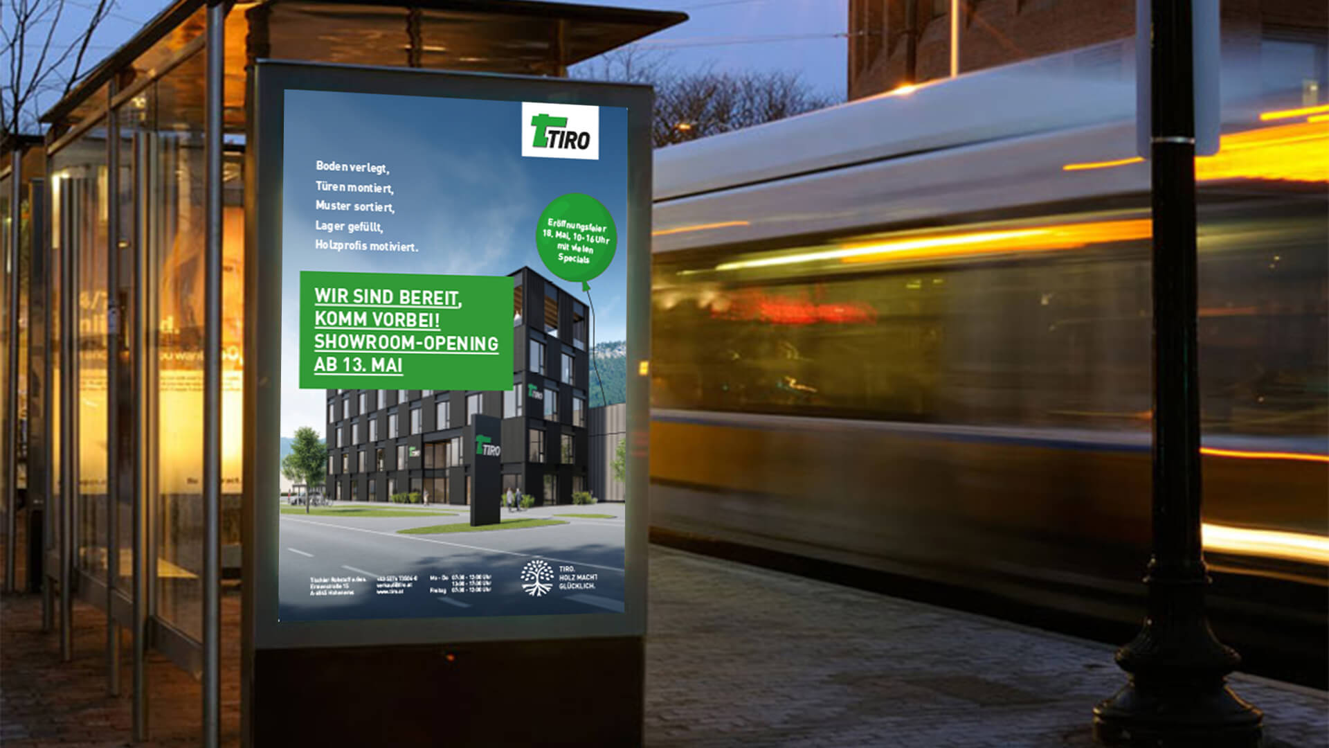 Tiro Eröffnungskampagne Citylight Tiro Eröffnungskampagne Citylight