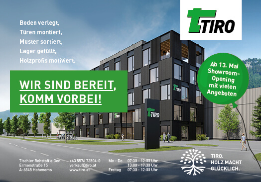 Tiro Eröffnungsinserat 1 Tiro Eröffnungsinserat 1