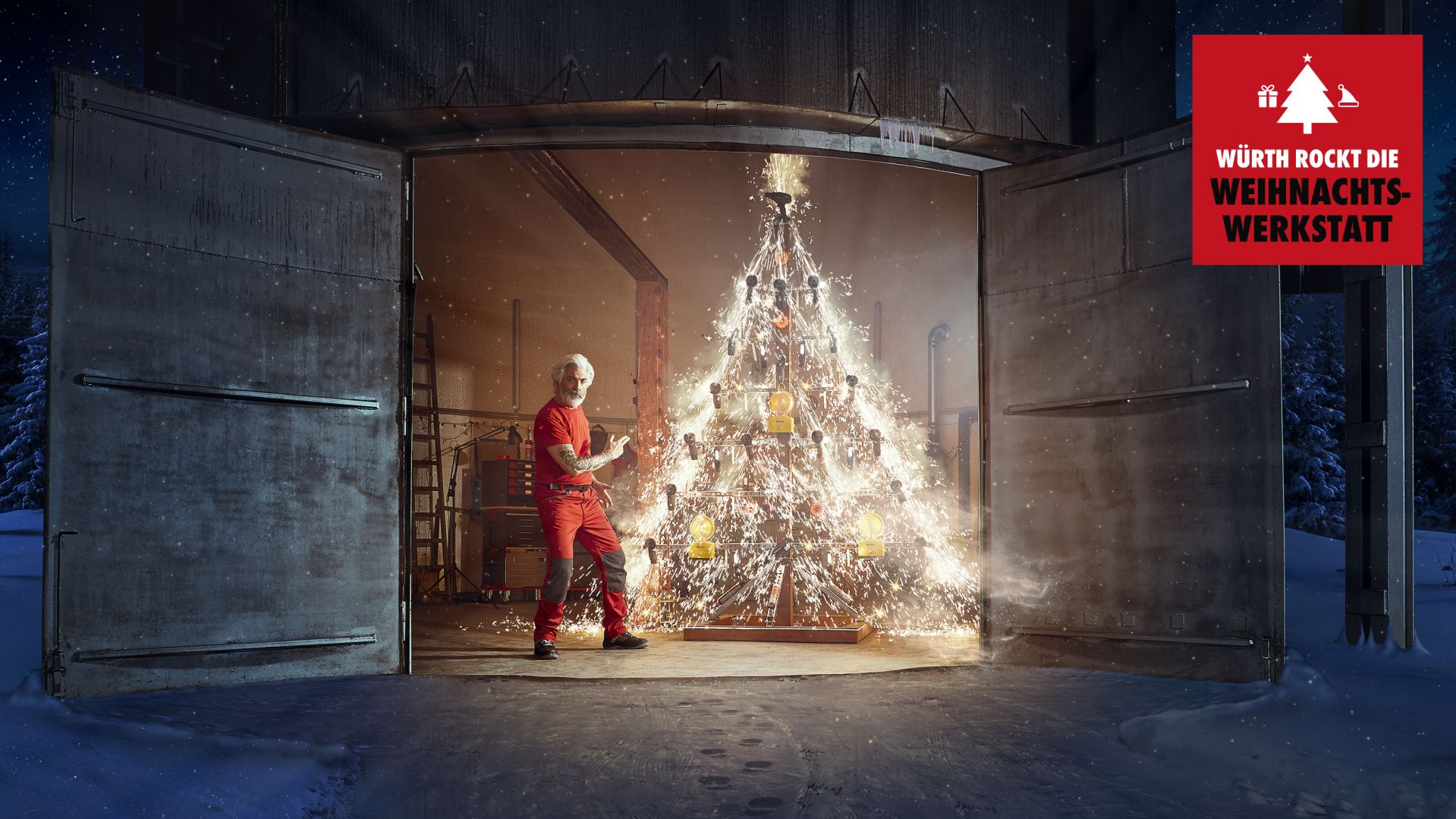 Würth Weihnachtswerkstatt 2019 Key Visual Würth Weihnachtswerkstatt 2019 Key Visual
