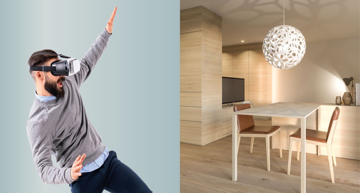 headerbild_david_by_rhomberg_mann mit vr_brille_micro_apartment_kueche_wohnzimmer